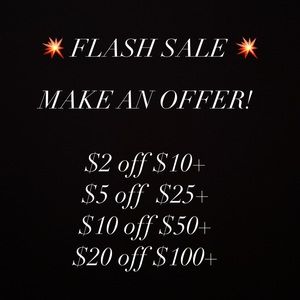 FLASH SALE!